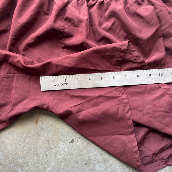 Nike Dri-Fit Flex Training Shorts Men's Large Red Burgundy Drawstring Athletic - Picture 5 of 10